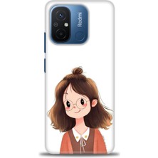 gmotp Xiaomi Redmi 12C Kılıf Hd Baskılı Kılıf - Tatlı Kız