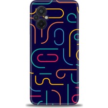 gmotp Xiaomi Poco M5 Kılıf Hd Baskılı Kılıf - Renkli Çubuklar
