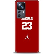 gmotp Xiaomi Mi 12T Pro Kılıf Hd Baskılı Kılıf - Jordan Kırmızı