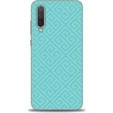 gmotp Xiaomi Mi 9 Lite Kılıf Hd Baskılı Kılıf - Mavi Mozaik