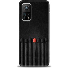gmotp Xiaomi Mi 10T Pro Kılıf Hd Baskılı Kılıf - Kibrit Çöpleri
