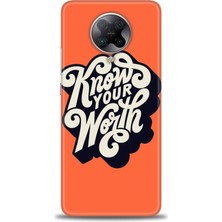 gmotp Xiaomi Poco F2 Pro Kılıf Hd Baskılı Kılıf - Know Your Worth