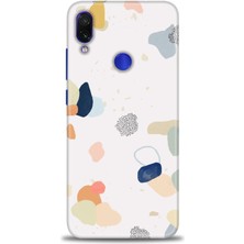 gmotp Xiaomi Redmi Note 7 Kılıf Hd Baskılı Kılıf - Benekler ve Renkler