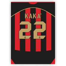 Zinbooz Kaka Ac Milan Ahşap Poster 20x29 cm