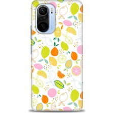 gmotp Xiaomi Mi 11I Kılıf Hd Baskılı Kılıf - Renkli Limonlar