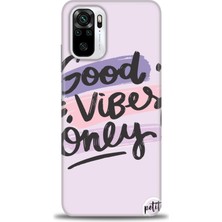 gmotp Xiaomi Redmi Note 10S Kılıf Hd Baskılı Kılıf - Good Vibes