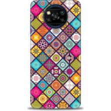 gmotp Xiaomi Poco X3 Pro Kılıf Hd Baskılı Kılıf - Renkli Mozaik