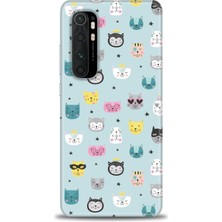 gmotp Xiaomi Mi Note 10 Lite Kılıf Hd Baskılı Kılıf - Cats