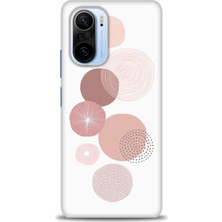 gmotp Xiaomi Mi 11I Kılıf Hd Baskılı Kılıf - Mürdüm Daireler