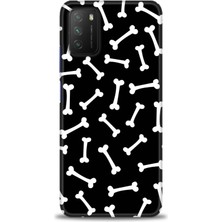 gmotp Xiaomi Poco M3 Kılıf Hd Baskılı Kılıf - Kemikler