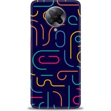 gmotp Xiaomi Redmi K30 Pro Kılıf Hd Baskılı Kılıf - Renkli Çubuklar