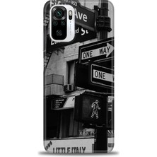 gmotp Xiaomi Redmi Note 10 Kılıf Hd Baskılı Kılıf - One Way