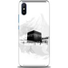 gmotp Xiaomi Redmi 9A Kılıf Hd Baskılı Kılıf - Kabe-I Münevvere
