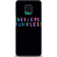 gmotp Xiaomi Redmi Note 9s Kılıf Hd Baskılı Kılıf - Believe