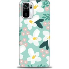 gmotp Xiaomi Poco M5S Kılıf Hd Baskılı Kılıf - Pembe Beyaz Papatyalar