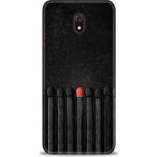 gmotp Xiaomi Redmi 8A Kılıf Hd Baskılı Kılıf - Kibrit Çöpleri