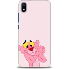 gmotp Xiaomi Redmi 7A Kılıf Hd Baskılı Kılıf - Pembe Panter
