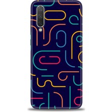 gmotp Xiaomi Mi 9 Lite Kılıf Hd Baskılı Kılıf - Renkli Çubuklar