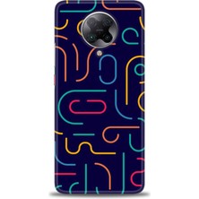 gmotp Xiaomi Poco F2 Pro Kılıf Hd Baskılı Kılıf - Renkli Çubuklar