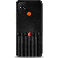 gmotp Xiaomi Redmi 9c Kılıf Hd Baskılı Kılıf - Kibrit Çöpleri