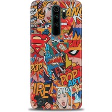 gmotp Xiaomi Redmi Note 8 Pro Kılıf Hd Baskılı Kılıf - Cartoons