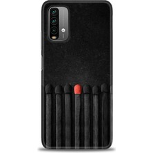 gmotp Xiaomi Redmi 9t Kılıf Hd Baskılı Kılıf - Kibrit Çöpleri