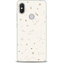 gmotp Xiaomi Redmi Note 6 Pro Kılıf Hd Baskılı Kılıf - Yıldız Haritası