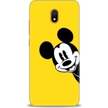gmotp Xiaomi Redmi 8A Kılıf Hd Baskılı Kılıf - Sarı Mickey Mouse