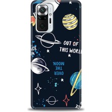 gmotp Xiaomi Redmi Note 10 Pro Kılıf Hd Baskılı Kılıf - Space Fun