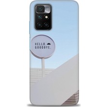 gmotp Xiaomi Redmi 10 Kılıf Hd Baskılı Kılıf - Hello Goodbye