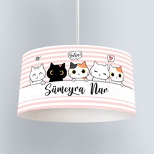 instababyrooms Çocuk Odası Dijital Baskılı Tekli Modern Sarkıt Avize Special Model 0062