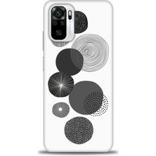 gmotp Xiaomi Poco M5S Kılıf Hd Baskılı Kılıf - Siyah Daire