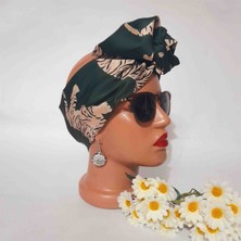 Oben Hobi Afrika Modeli Telli Bandana Saç Aksesuarı Kadın Kumaş Toka