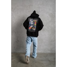 We Fabrica Monalisa Baskılı Sweatshirt Siyah