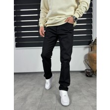 Siyah Düz Baggy Pantolon