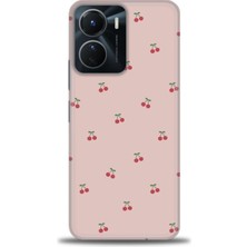 gmotp Vivo Y16 Kılıf Hd Baskılı - Kirazlar