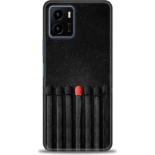 gmotp Vivo Y15S Kılıf Hd Baskılı - Kibrit Çöpleri