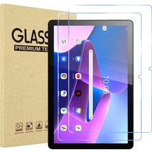 MTK Moveteck Lenova Tab M10 10.1 Inç TB-328FU - TB-328X 3. Nesil Uyumlu Ekran Koruyucu Şeffaf Cam Nano Esnek Kırılmaz Ekran Camı Tam Kaplama Tablet Ekran Koruyucu Cam