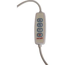 Hazar Led 100 cm 2 Amper Çift Renk Açık Uçlu Dim Edilebilir USB Kablo On/off Switch'li Dimmer'li USB Erkek Kablo