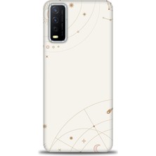 gmotp Vivo Y20S Kılıf Hd Baskılı - Yıldız Haritası