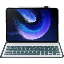 Yuekeda Yuekeda-Xiaomi Pad 6 / Pad 6 Pro Için Bluetooth Klavye Deri Kılıf (Yurt Dışından)