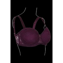 Le Jardin 9350-C Selena Puff Cup Sütyen Mürdüm