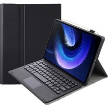 Yuekeda Yuekeda-Xiaomi Pad 6 / Pad 6 Pro Için Dokunmatik Pad ile Deri Kılıf (Yurt Dışından)