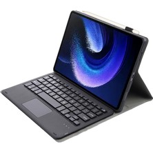 Yuekeda Yuekeda-Xiaomi Pad 6 / Pad 6 Pro Için Dokunmatik Pad ile Deri Kılıf (Yurt Dışından)