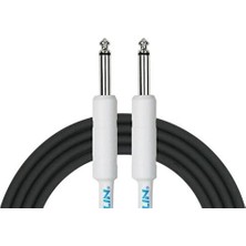 Kirlin Cable IPCH-241 3mt Bk/ Hwh Enstruman Kablosu - Siyah-Beyaz Makaronlu