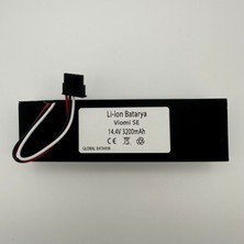 GLOBAL BATARYA Viomi Se Uyumlu Akıllı Robot Süpürge Bataryası 14.4V 3200MAH Pil