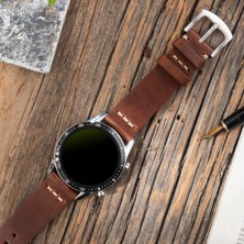 Vagave Hakiki Deri Kahverengi Kordon 20MM 22MM 24MM Fossil Diesel Lacoste Casio Armani Tissot Nacar Klasik Saat Kordonu Deri Kayış