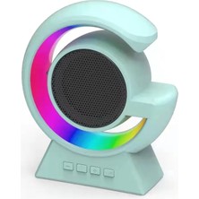 Megamus Taşınabilir Mini G,bluetooth Hoparlör LED Aydınlatma Kablosuz,aux, Tf, Fm, Tws