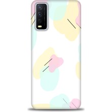 gmotp Vivo Y11S Kılıf Hd Baskılı - Renkler Çubuklar