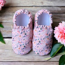 Koko Patik Pembe Bahar Organik Pamuk Kreş-Ev Patiği